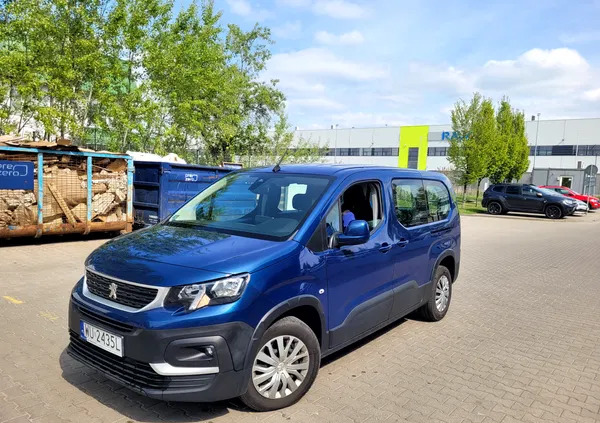 samochody osobowe Peugeot Rifter cena 85977 przebieg: 143484, rok produkcji 2020 z Warszawa